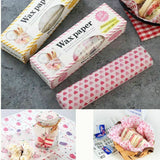 Wax Paper Disposable Food Wrapping Greaseproof Paper Soap Packaging Paper Eco-Friendly Bakeware Pie Tool Decor